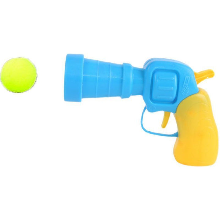 Interactive cat toy cannon provides enrichment & feline fun, a durable accessory for pet play.