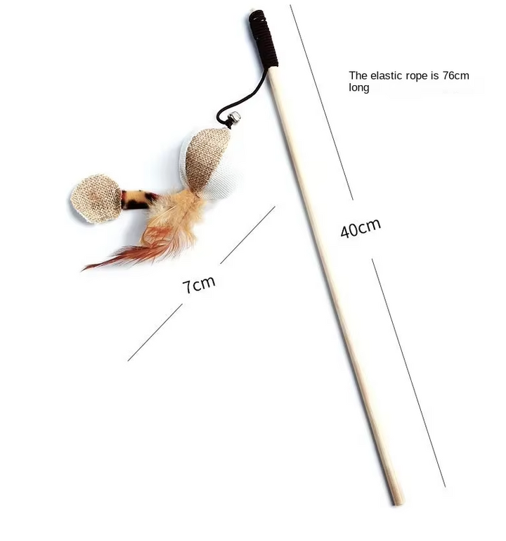 Shiny bell on an interactive cat toy, designed to attract attention for active and engaging play.