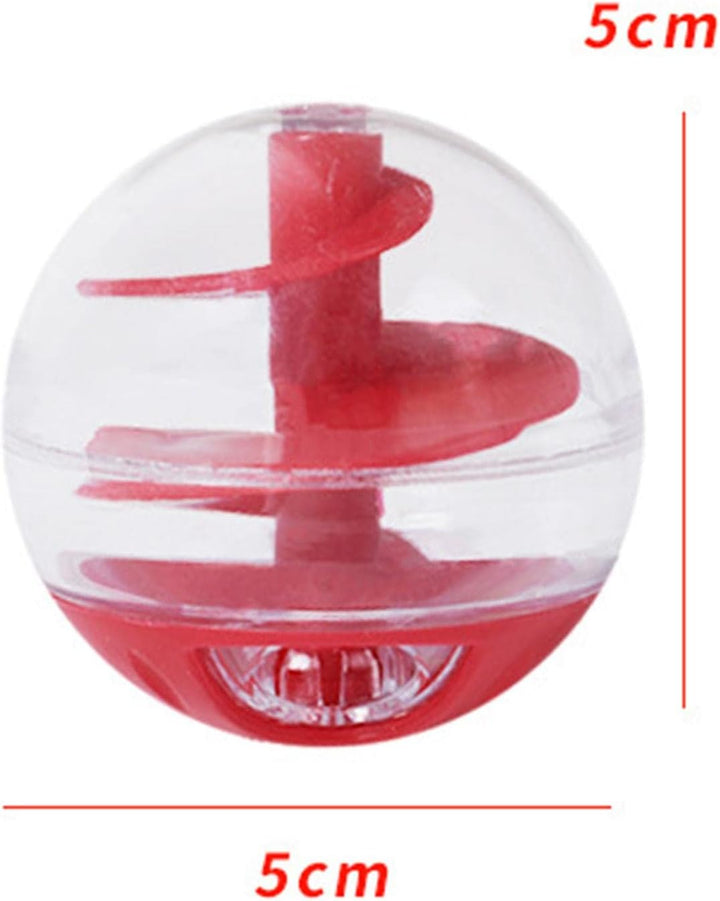 Durable interactive cat treat dispenser, ideal for pet enrichment, boredom relief, and active play.