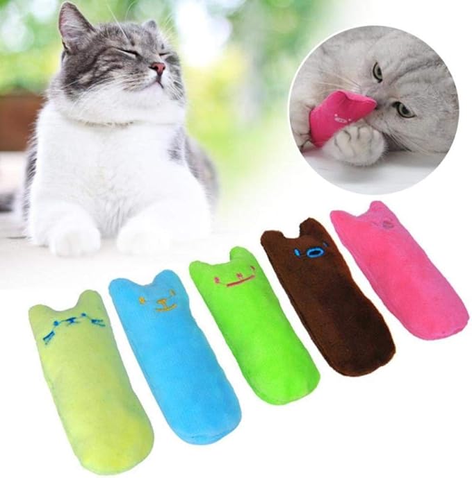 Durable catnip toy designed for interactive play & engaging pet's natural hunting instincts.