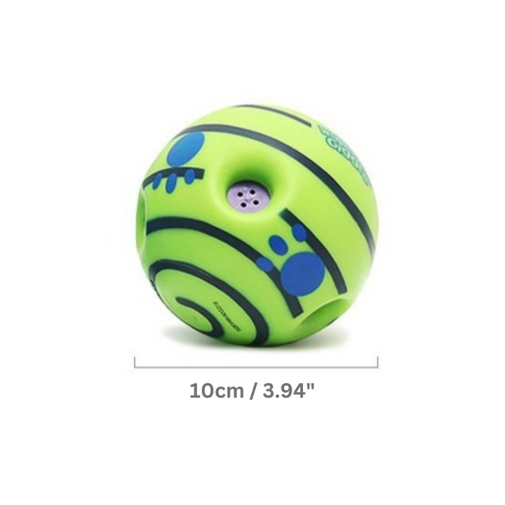Durable chuckleball dog toy. Provides mental stimulation, anxiety relief & hours of interactive fun for pets.