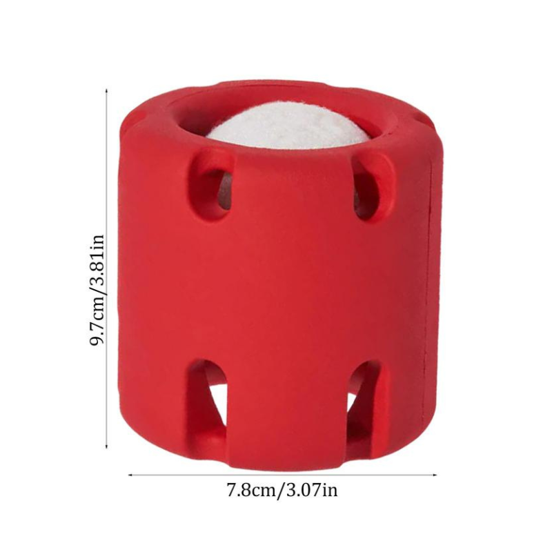 Eco-friendly rubber interactive dog ball toy, designed for mental stimulation & fun, durable play for dogs.