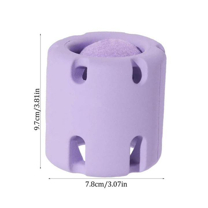 Robust interactive dog ball toy; eco-friendly rubber design ensures durable play & mental challenge for pets.