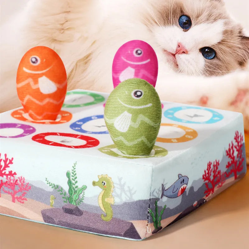 Vibrant fish cat toys for interactive play, stimulating feline senses, and promoting dental chewing.