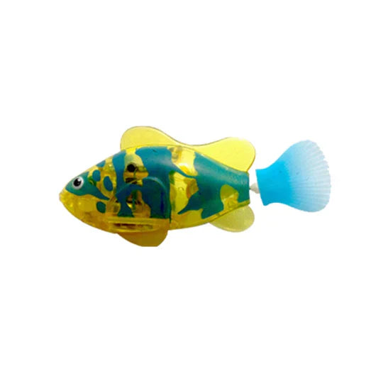 Pet supplies: swimming fish water toy. Interactive floating design for endless cat & dog play.