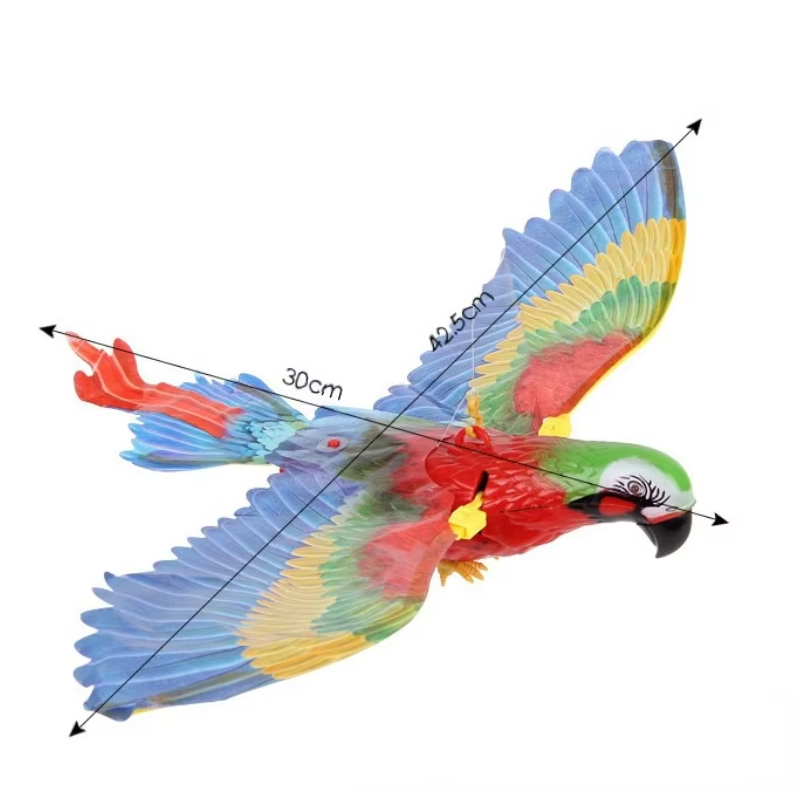 Indoor cat interactive toy: a flying eagle designed for stimulating feline play.