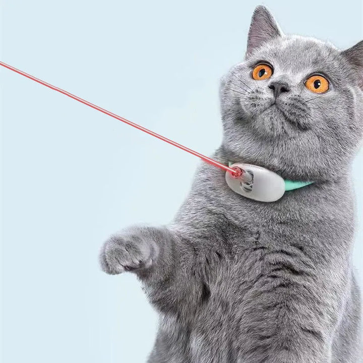 Ideal cat gift: interactive laser pointer for endless pet activity, exercise, and playful stimulation.