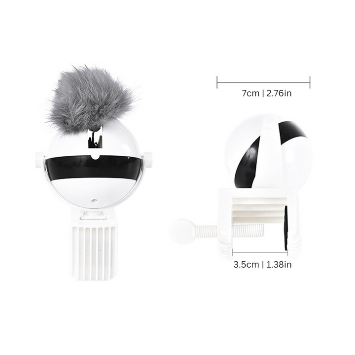 Motion-sensing LiftPlay cat toy, lifting balls for interactive play & exercise to enrich your pet.