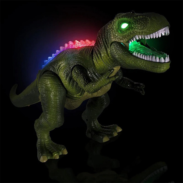 Kid's interactive walking dinosaur toy with remote control. Electronic prehistoric dino for boys & girls play.