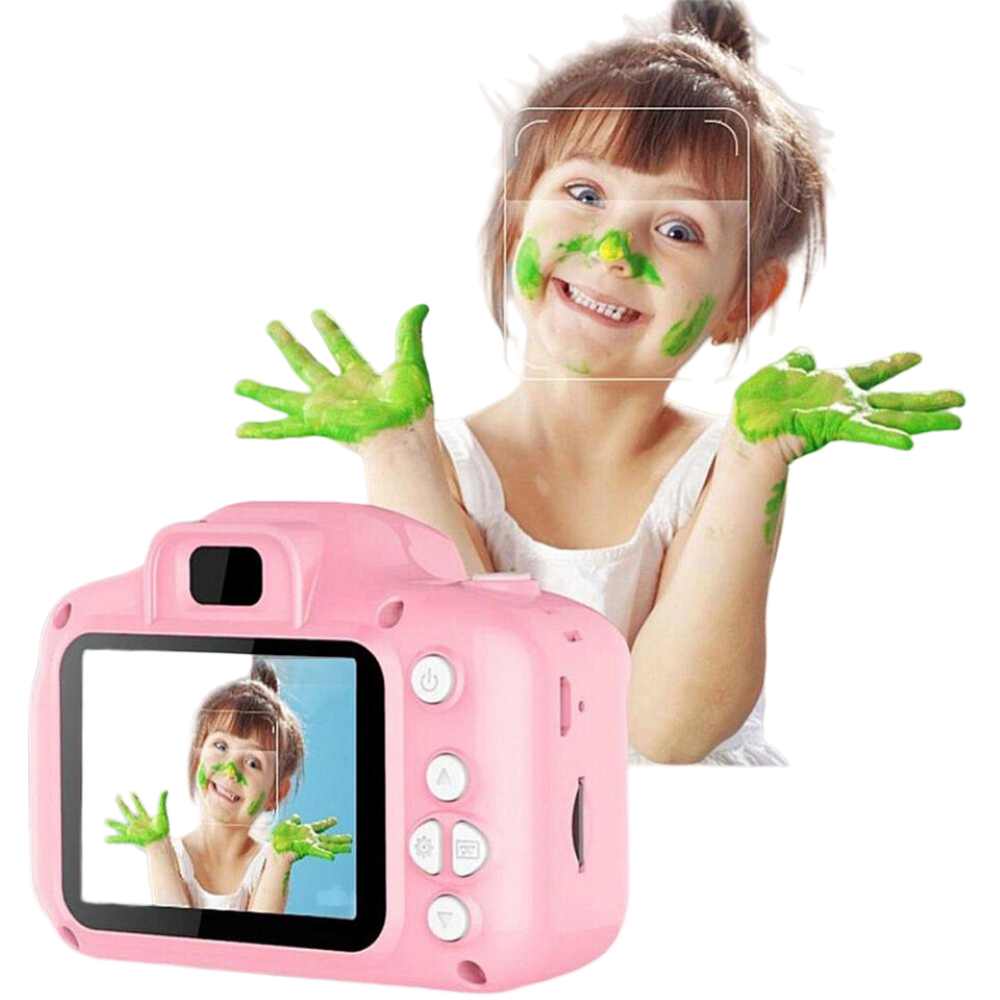 Easy-to-use 1080P HD digital camera for kids, an ideal gift promoting creativity and outdoor fun.