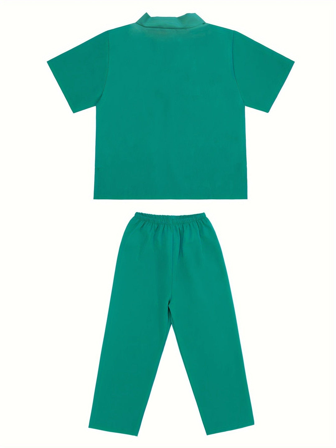 Imaginative play 9-piece doctor & nurse uniform set for kids, featuring stethoscope & first aid bag.