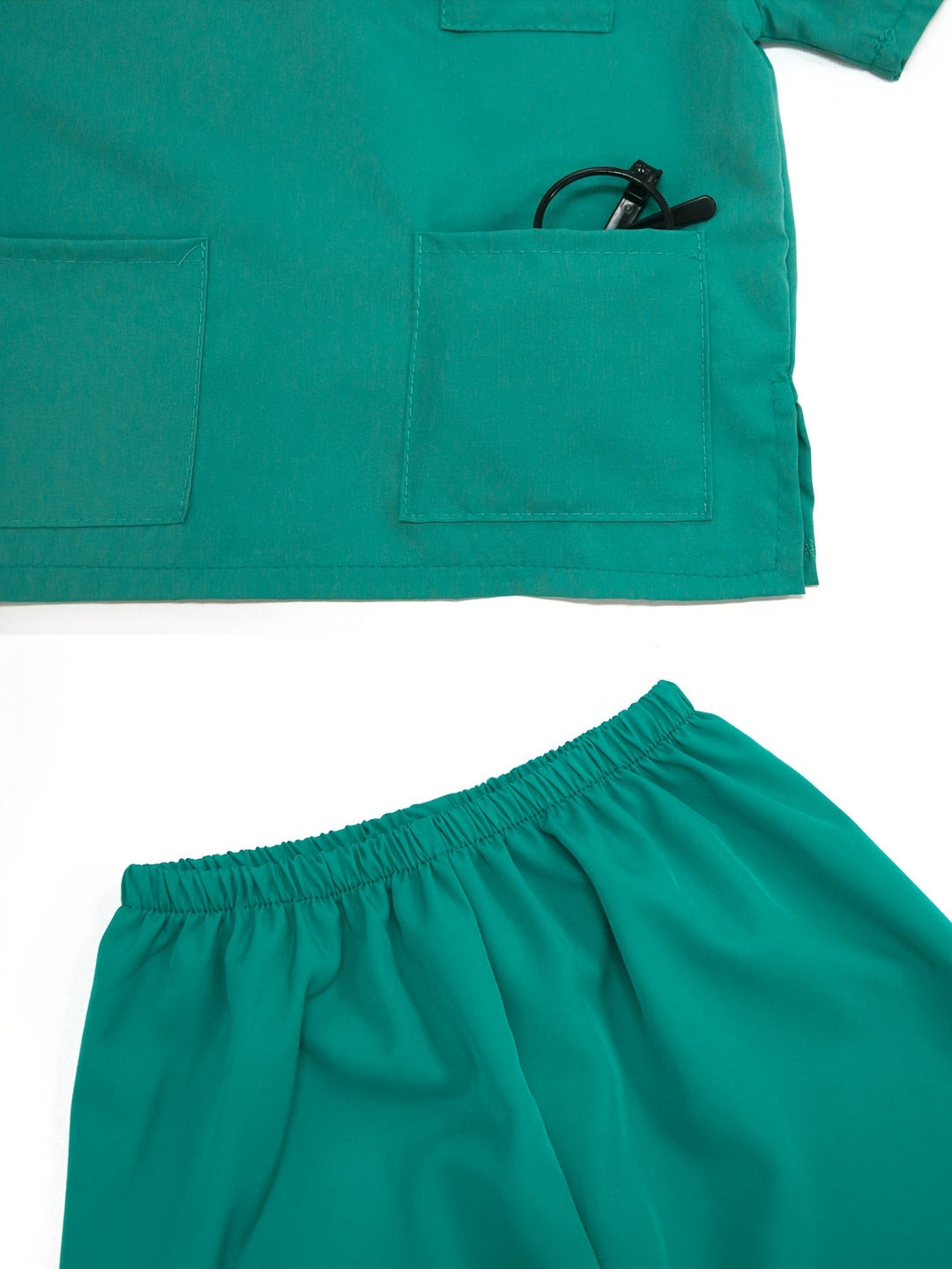 Fun 9-piece children's doctor & nurse costume set for dress-up, includes stethoscope & medical accessories.