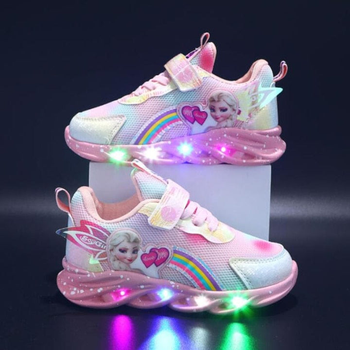 Playful GlowStride children's light-up LED sneakers, comfortable footwear perfect for party wear & everyday fun.