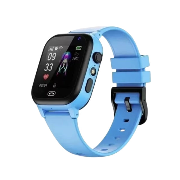 Kids GPS smartwatch with video call, SOS safety button & location tracker for children's peace of mind.