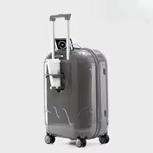 Sevilla kids' hard shell travel suitcase with secure lock, 360 spinner wheels, lightweight for vacation & journeys.