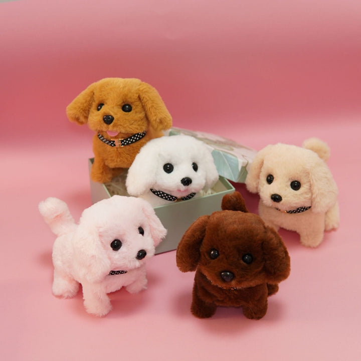 Engaging robot puppy toy, voice & touch responsive, offering interactive play for kids. Lifelike electronic dog.