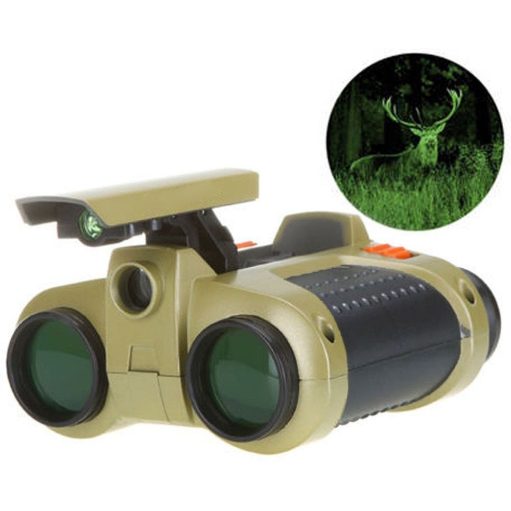 Children's night vision toy binoculars, perfect for outdoor adventure & exploring in low light conditions.