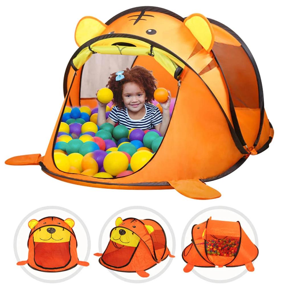 Fun cartoon pop-up play tent, a great child gift for easy indoor & outdoor setup and imaginative play.