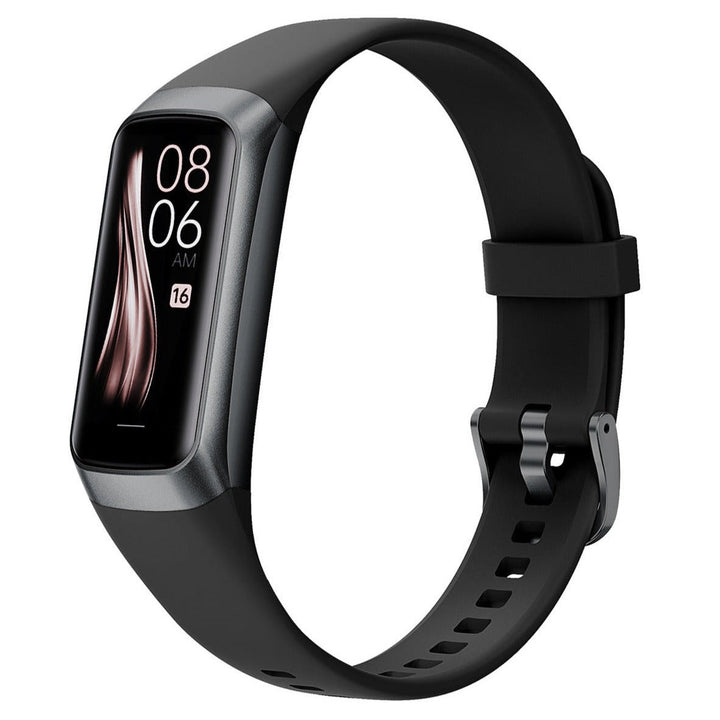 Kids' smart fitness tracker watch with vibrant display, activity monitor, and heart rate tracking for children's health.