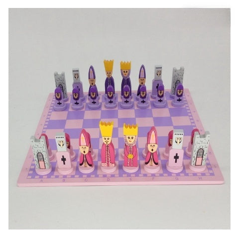 Educational wooden chess set for kids, a classic board game & perfect children's gift for strategic minds.
