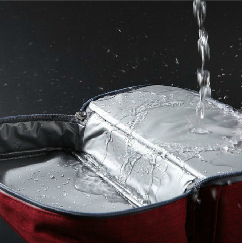 Unisex travel toiletry bag with multiple compartments, perfect hanging organizer for makeup & toiletries.