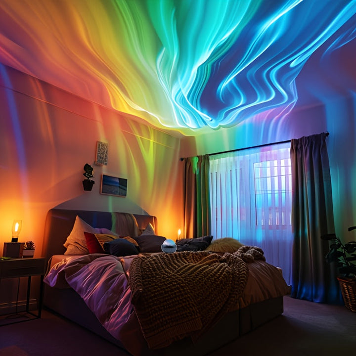 Galaxy Light Projector displays magical starry night sky. Perfect LED night light & room decor for any age.