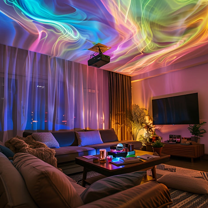 Enchanting Star Projector casts dynamic galaxy light show. Creates relaxing home ambiance & party mood lighting.