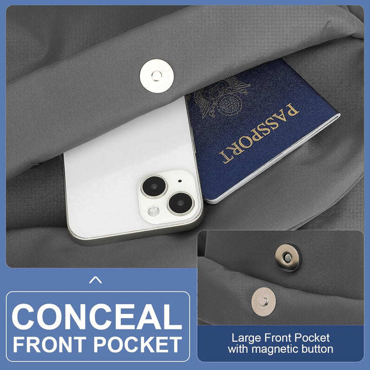 Water-resistant travel backpack with space for 15.6" laptop, multi-pocket.