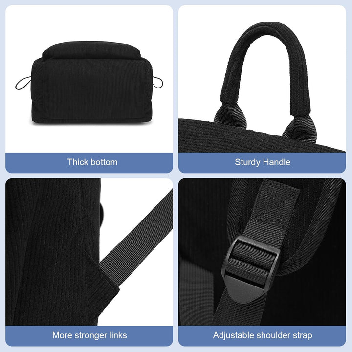 Unisex everyday carry backpack, organized for urban exploration or office commute.