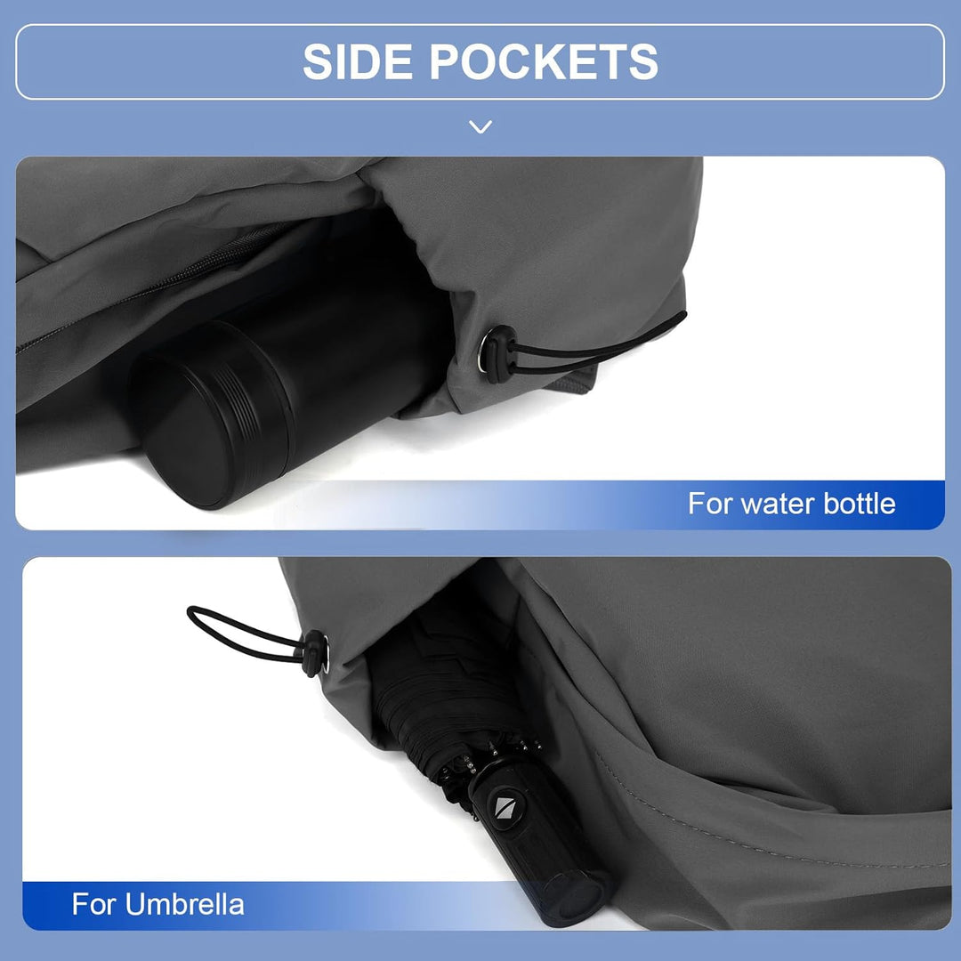 Comfortable school & work backpack, lightweight, organized for all day carry.