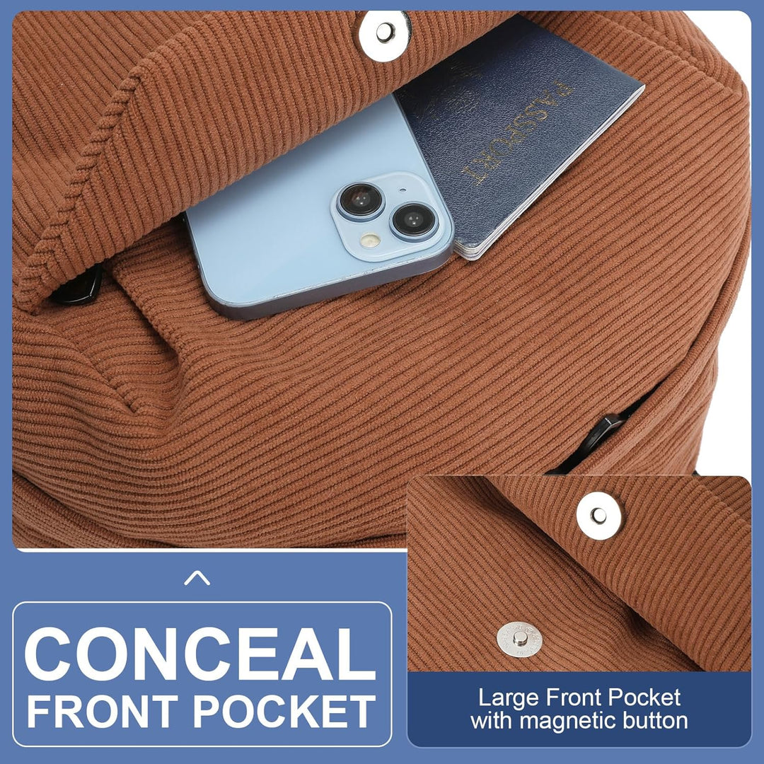 Sleek water-resistant laptop backpack for business travelers and daily commuters.