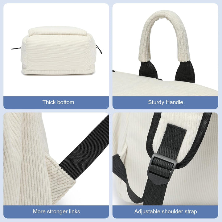 Durable travel bag with organized pockets, perfect for laptops & essentials on the go.