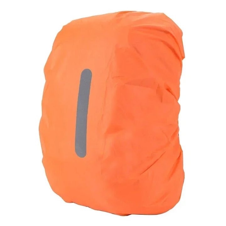 Essential travel accessory: lightweight waterproof backpack rain cover with reflective safety features.