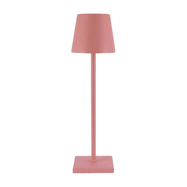No-fuss LumoGlow cordless table lamp, rechargeable LED light with simple touch control.