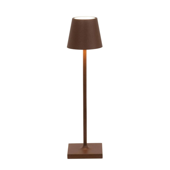 USB rechargeable LumoGlow wireless LED lamp, modern design with touch control for easy use.