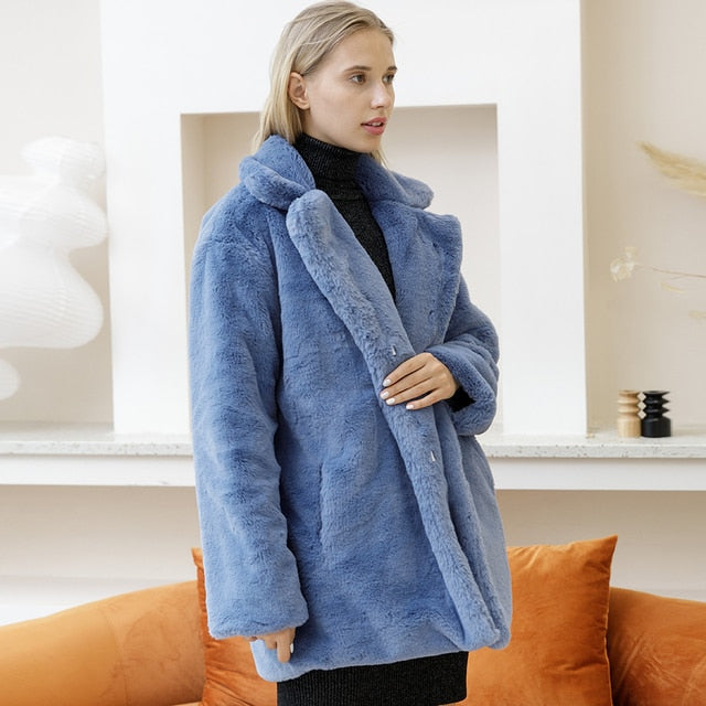 Stylish ladies winter jacket, comfy & versatile outerwear for cold weather.