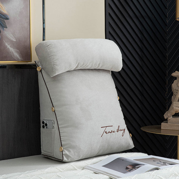 Experience ultimate comfort with this luxury ergonomic reading cushion, perfect for prolonged relaxation.