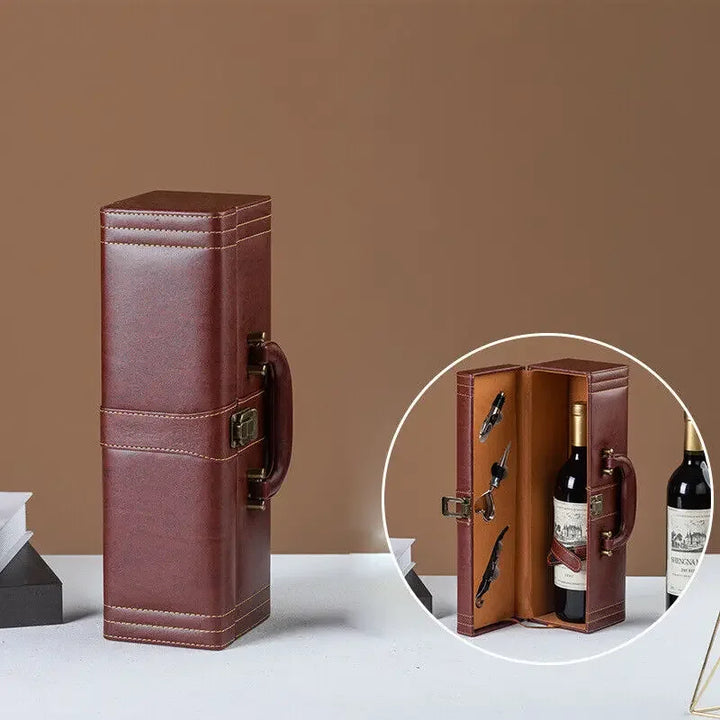 High-end luxury wine case, an elegant storage solution and impressive gift for any wine connoisseur.