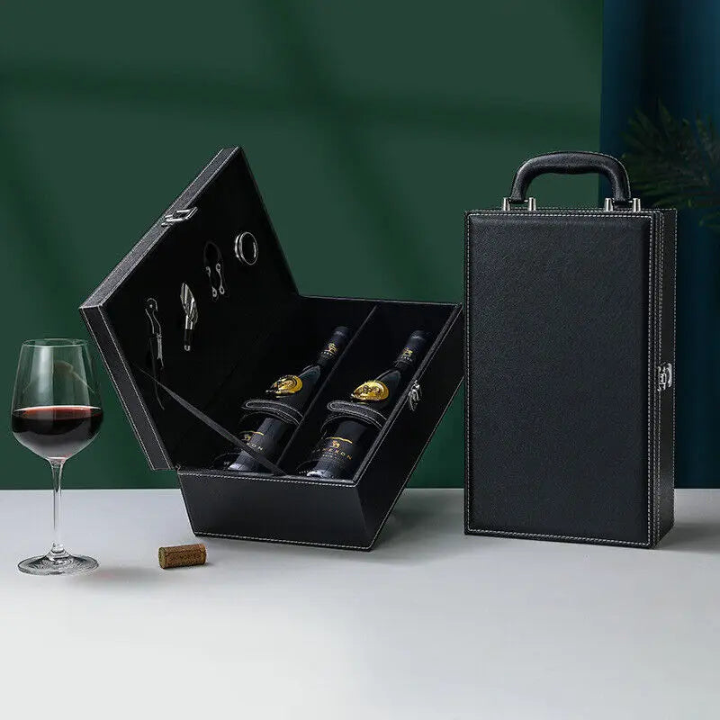 Elegant wine storage case, featuring a sophisticated design for home display or special events.