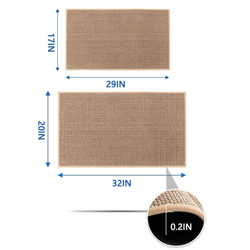 Stylish entryway rug, a machine washable indoor door mat that protects floors from dirt and moisture.