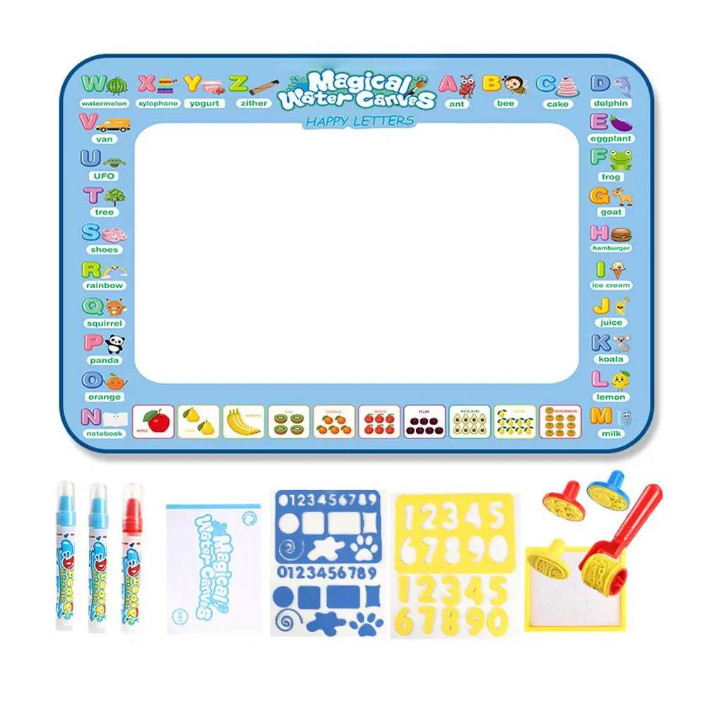 Kids' mess-free water drawing mat. Perfect Montessori toy for toddlers and preschoolers to explore creative art.