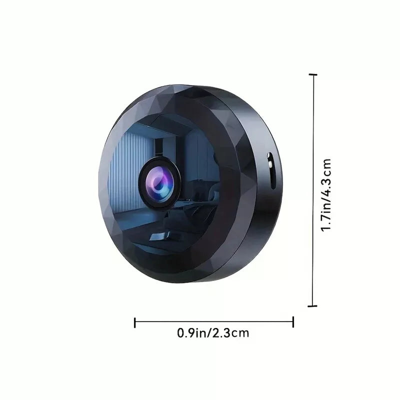 Compact magnetic WiFi camera for reliable home security. Offers HD video, night vision & motion alerts.