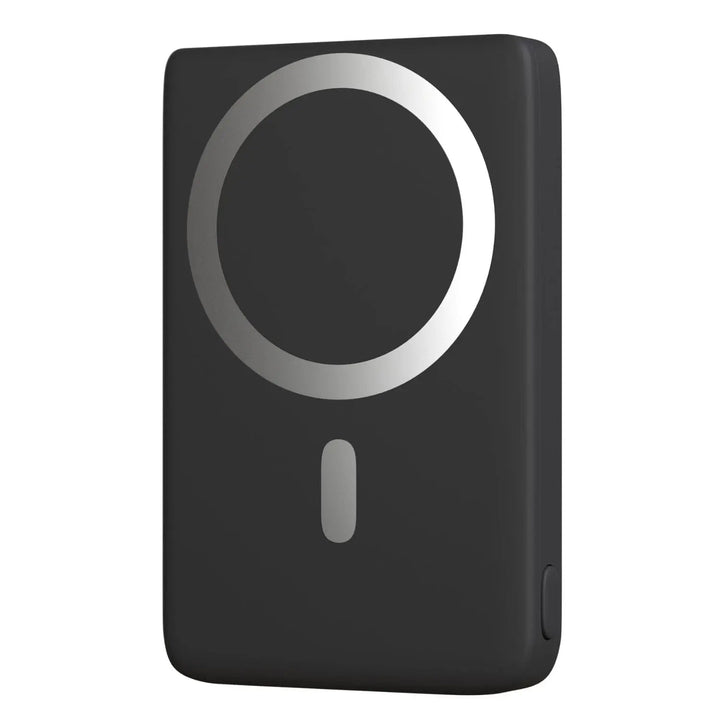 MagSafe power bank for iPhone, providing convenient wireless portable charging on the go.