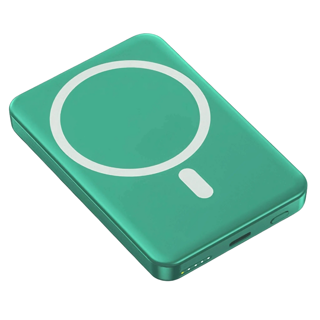Essential iPhone portable charger, with MagSafe technology for magnetic wireless power.