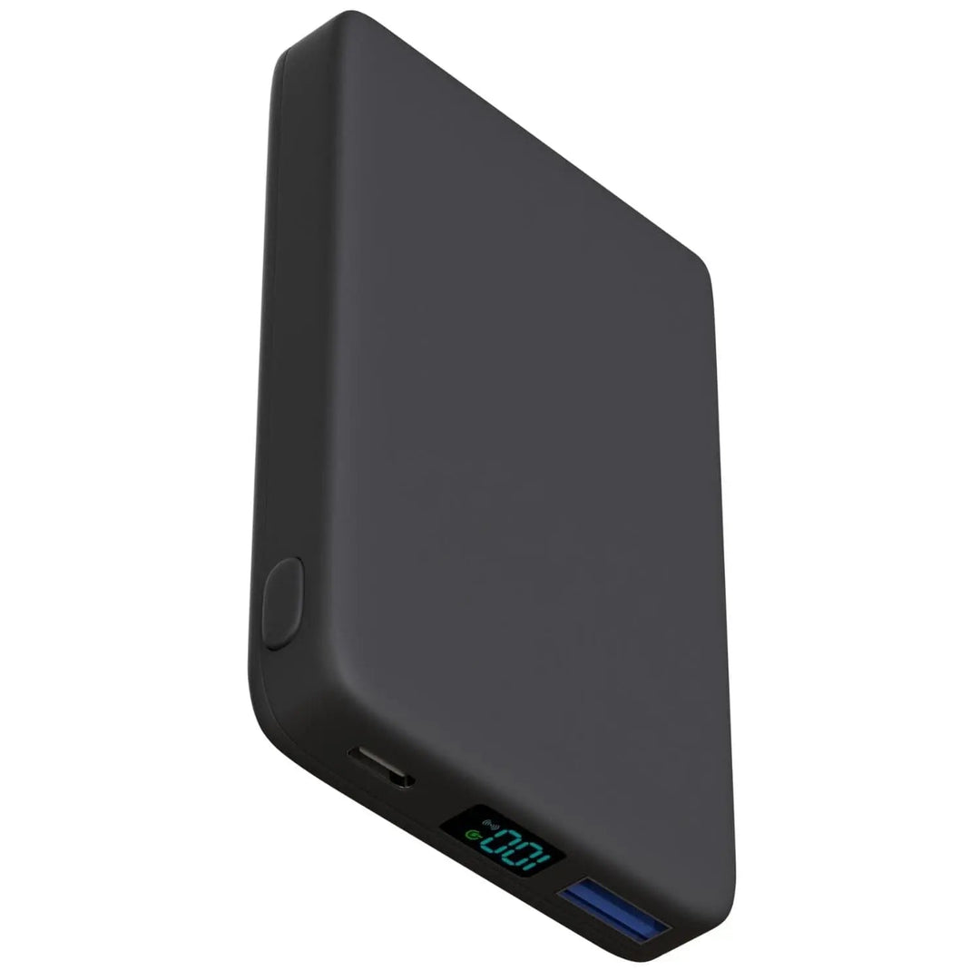 Wireless MagSafe portable charger for iPhone, a must-have tech gadget phone accessory.