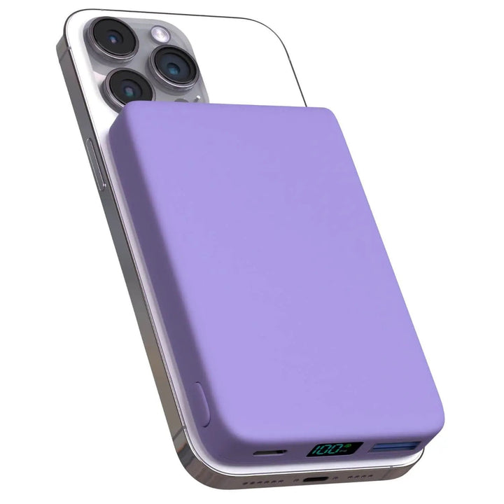 Tech gadget: MagSafe power bank for iPhone, a magnetic and portable wireless charger.