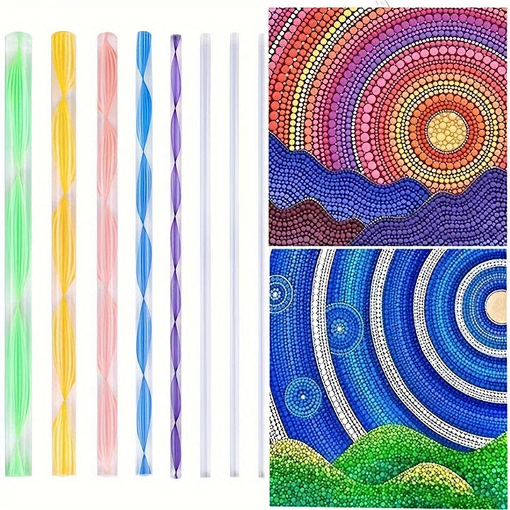 Precision Mandala Dotting Tools Kit for creating intricate patterns & detailed designs in rock art and paintings.