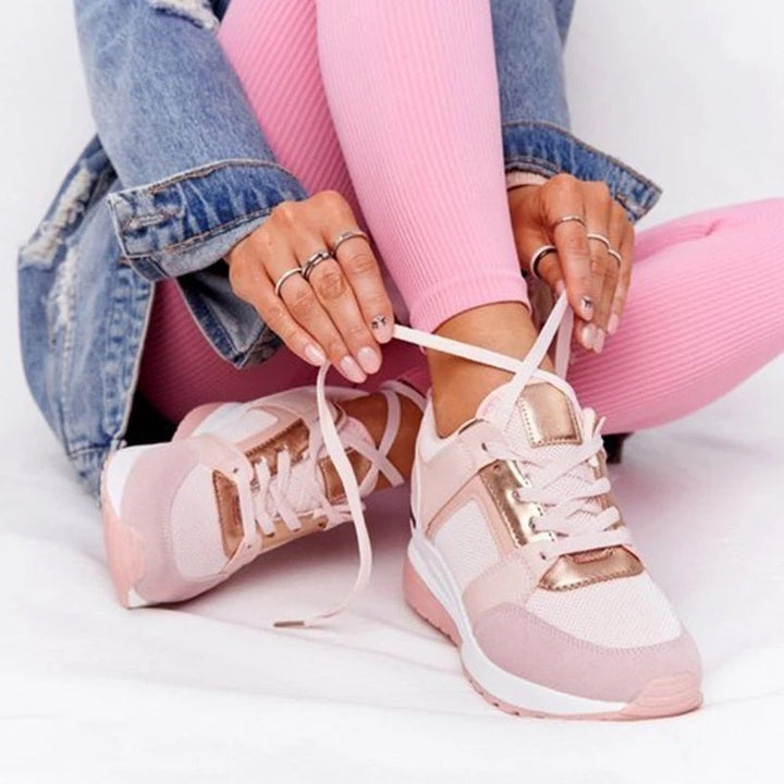 Stylish women's walking shoes: Marre orthopedic sneakers with lightweight design for all-day active support.