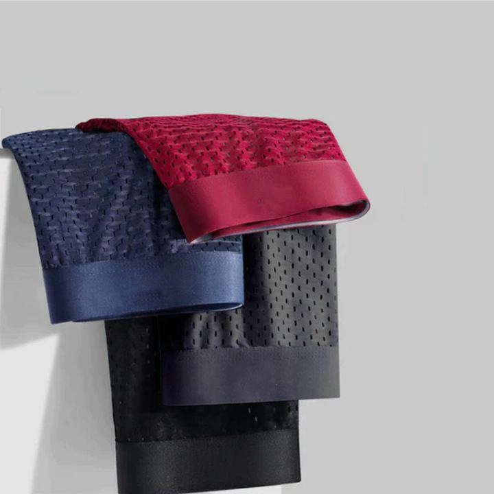 Durable & flexible men's 10-pack boxer briefs, providing lasting comfort for everyday wear. Essential value set.