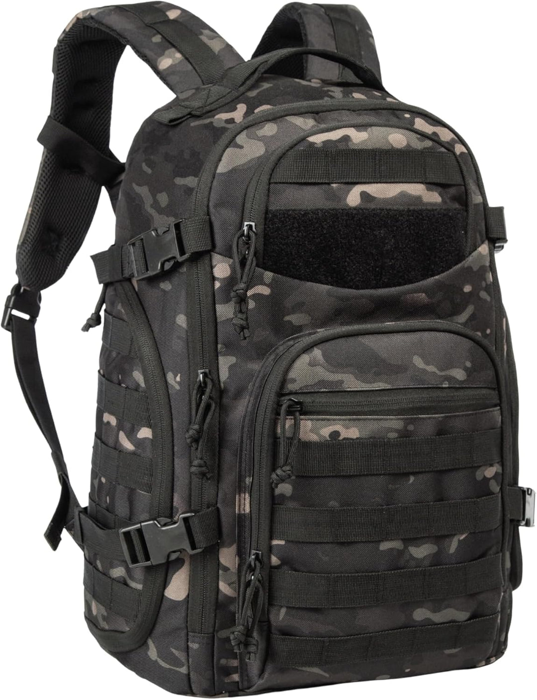 Men's 35L tactical backpack with MOLLE system. Rugged outdoor pack for adventure gear & travel.